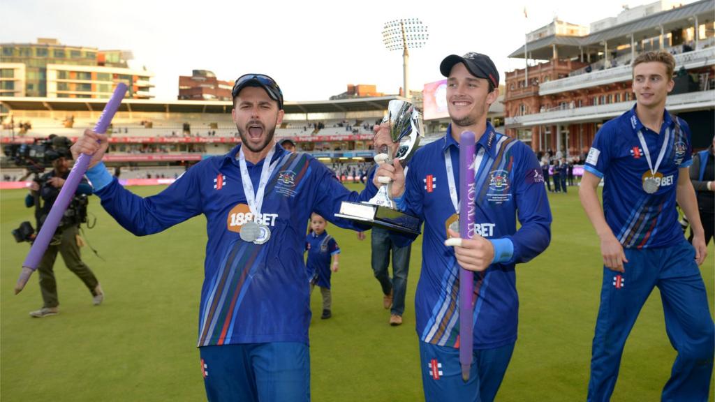 Gloucestershire celebrate their One-Day Cup final triumph