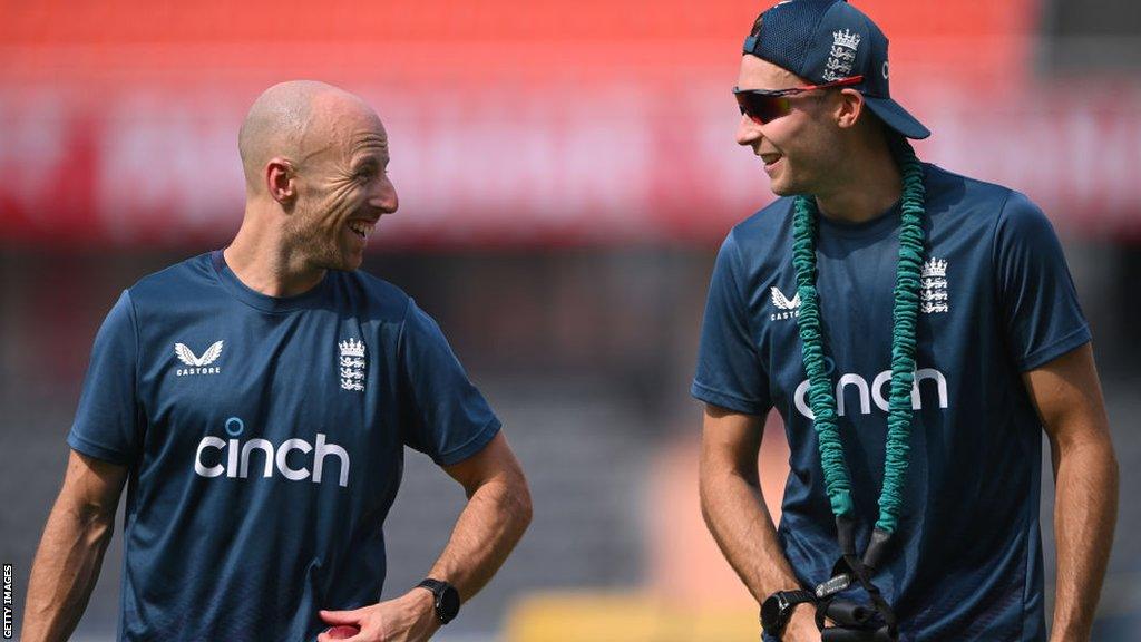 Jack Leach and Tom Hartley