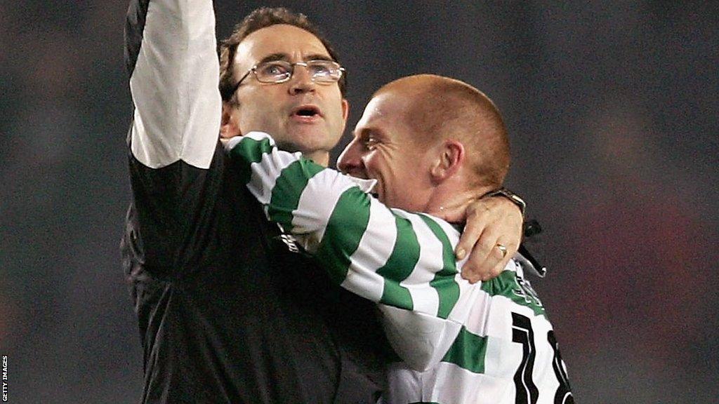 Neil Lennon and Martin O'Neill