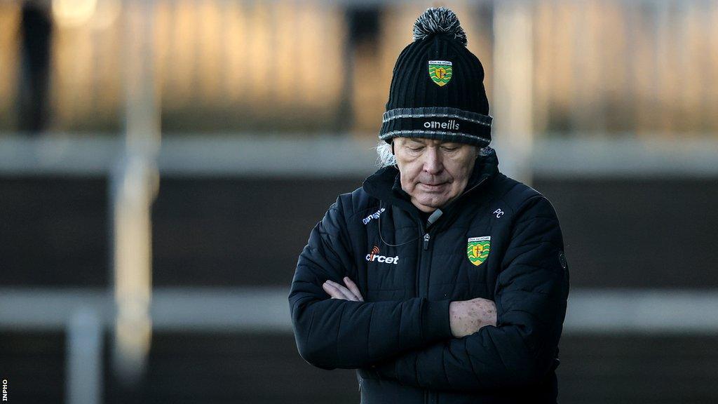 Paddy Carr quit as Donegal manager on 23 March