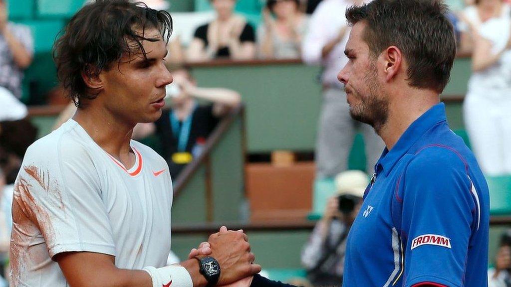 Rafael Nadal and Stan Wawrinka