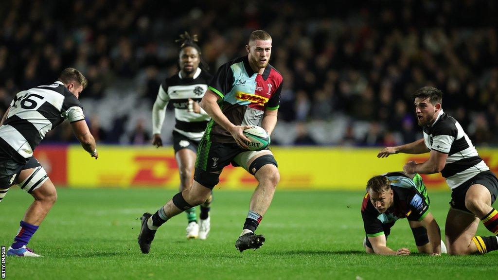 George Hammond playing for Harlequins