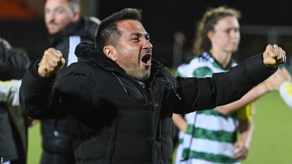 Celtic head coach Fran Alonso