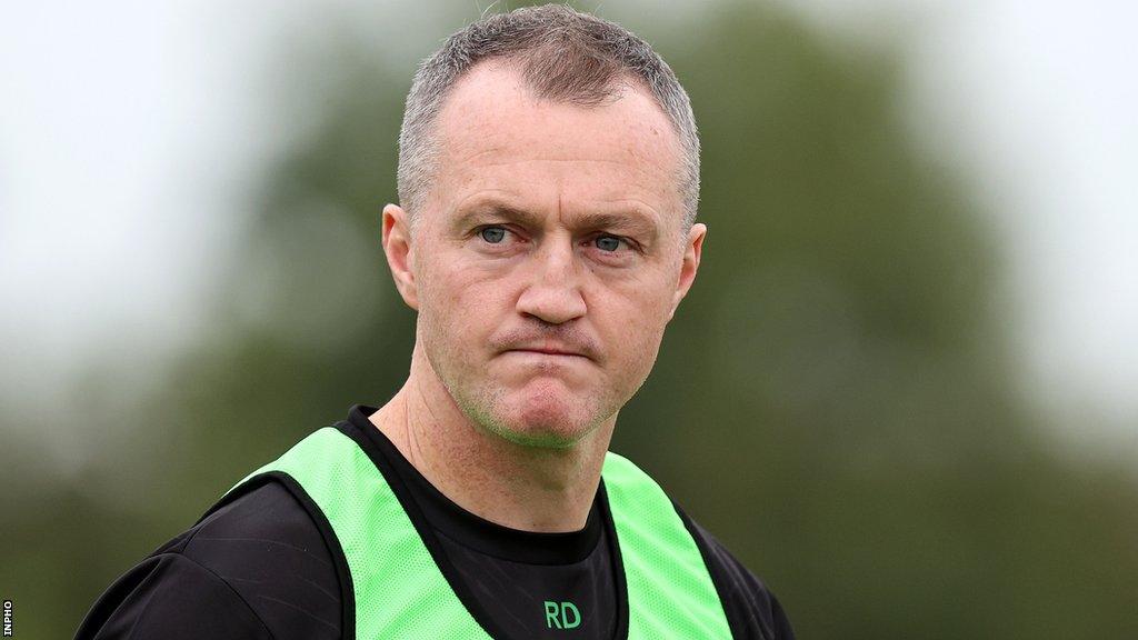 Ronan Devlin watches his Cargin team beat Dunloy in last month's Antrim Football Final