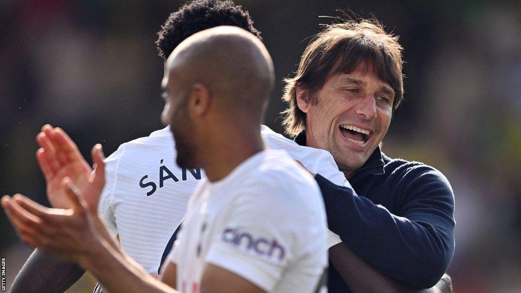 Antonio Conte during his time as Tottenham manager