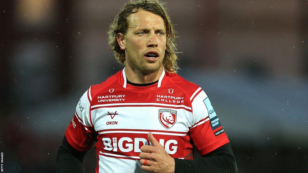 Billy Twelvetrees in action for Gloucester