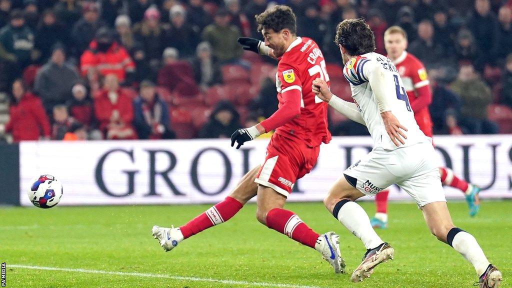 Matt Crooks scores the winner