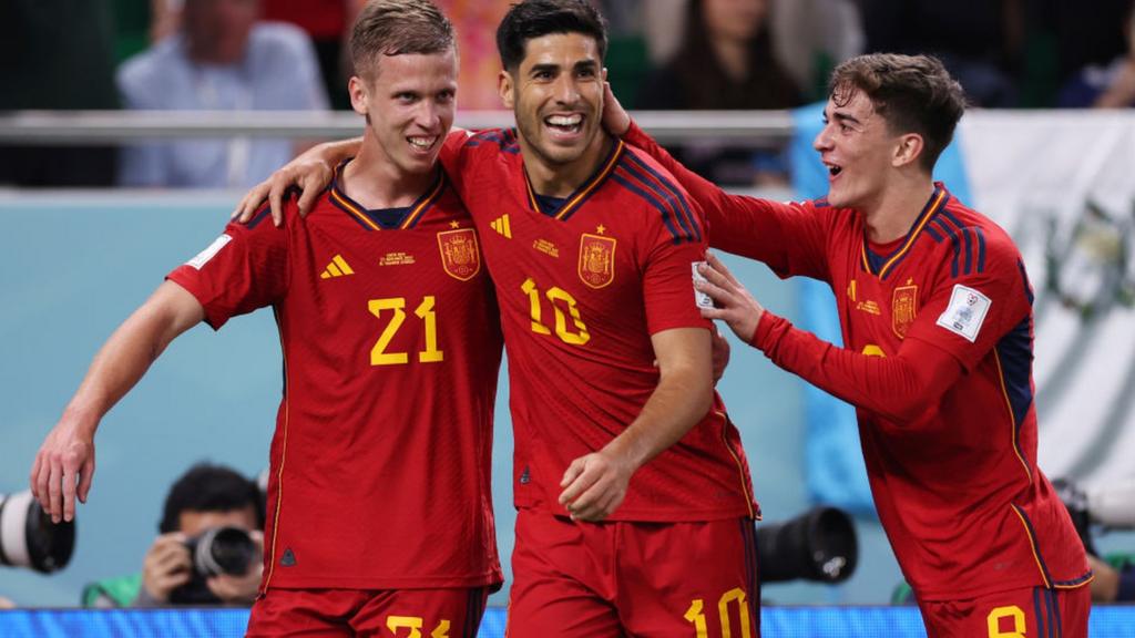 Spain celebrate