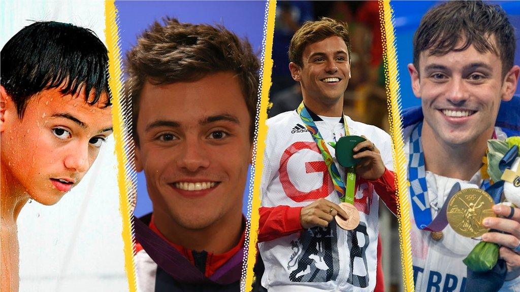 Tom Daley is competing in his fourth Olympics after Beijing 2008, London 2012 and Rio 2016