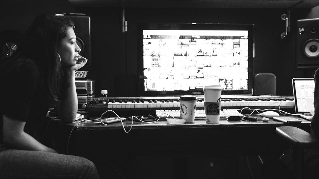 In the studio with Vanessa White