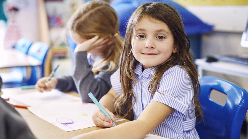 girl at school