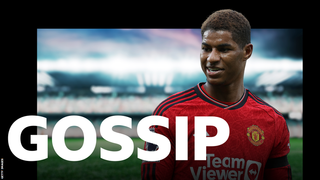 Marcus Rashford and the gossip logo