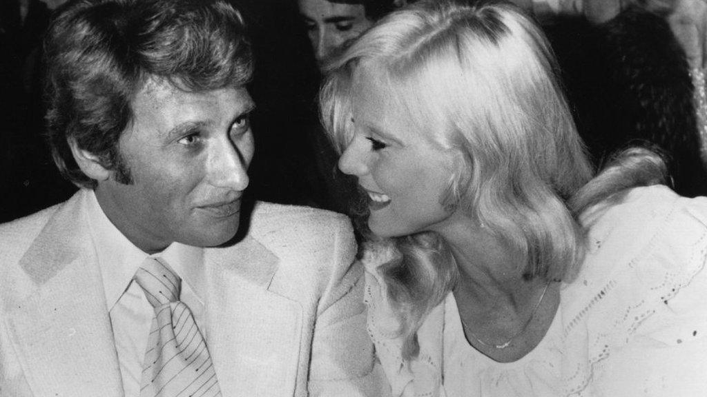 Johnny Hallyday and Sylvie Vartan