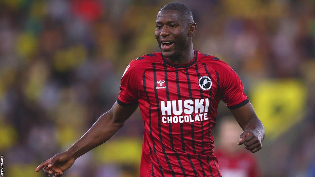 Benik Afobe in action for Millwall