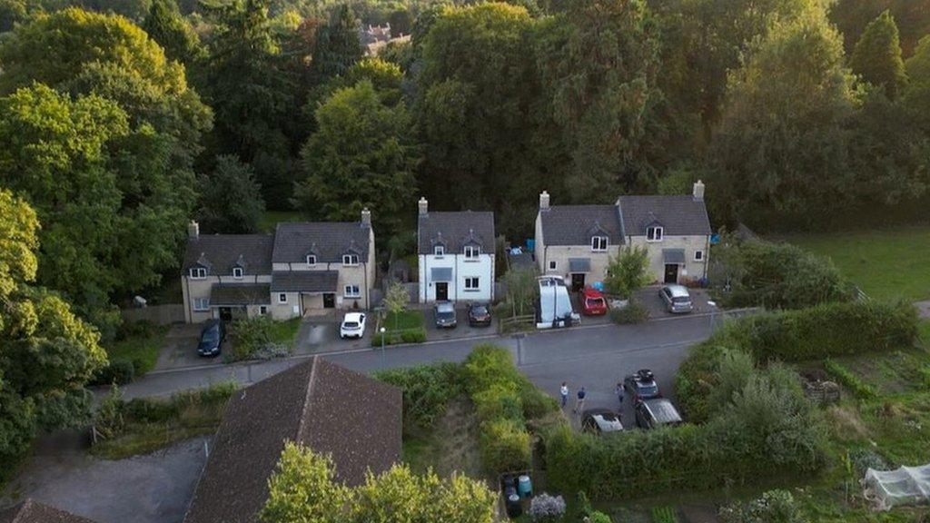 Affordable homes development in the countryside.