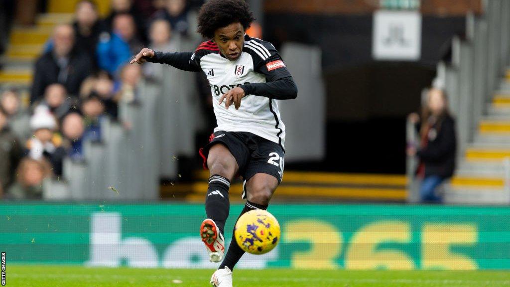 Pitchside betting advert seen at Fulham's Craven Cottage