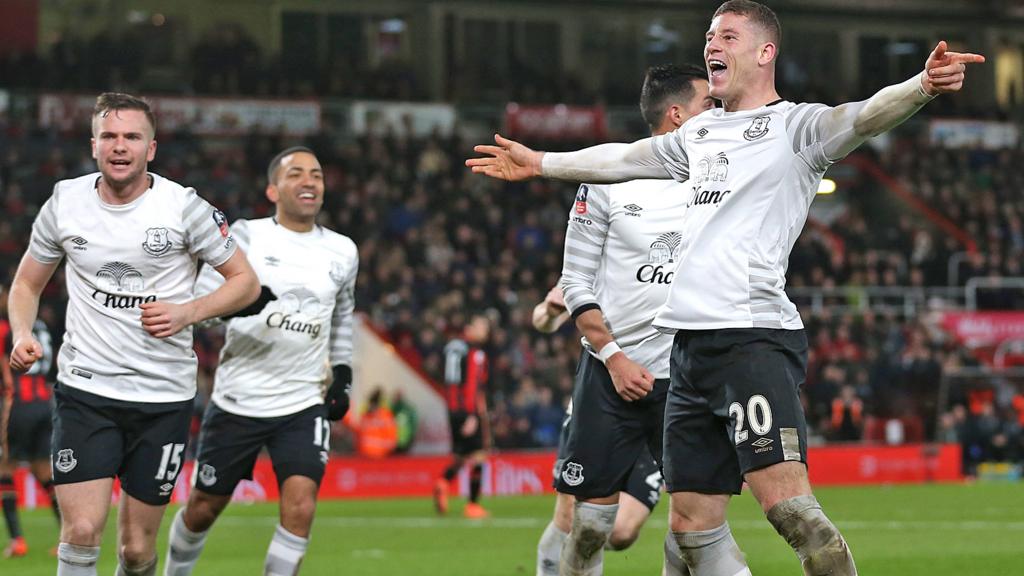 Ross Barkley celebrates