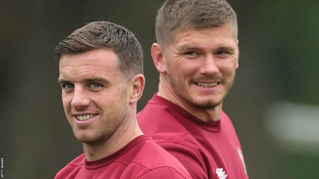 Owen Farrell and George Ford