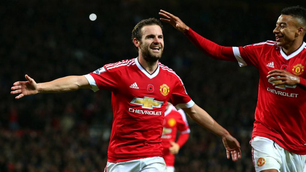Juan Mata and Jesse Lingard