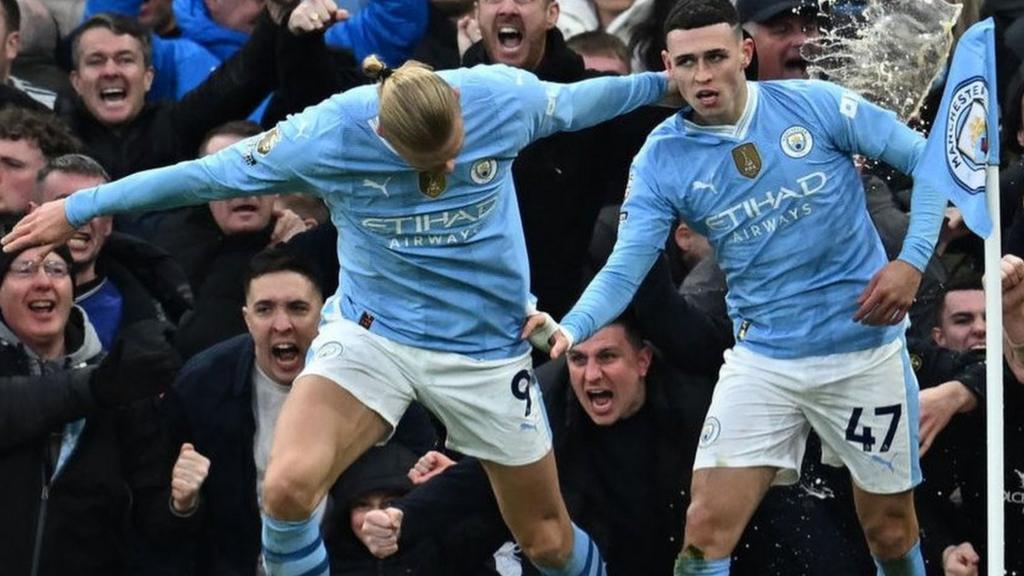 Manchester City celebrate