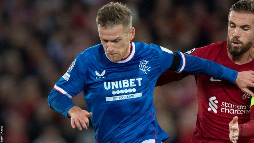 Rangers midfielder Steven Davis