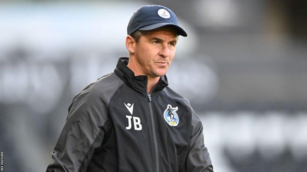 Joey Barton watching Bristol Rovers in pre-season