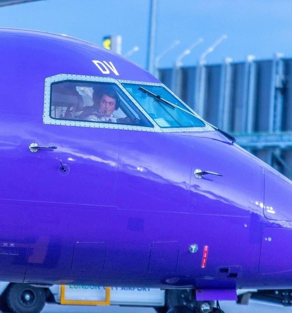 Paul in the cockpit