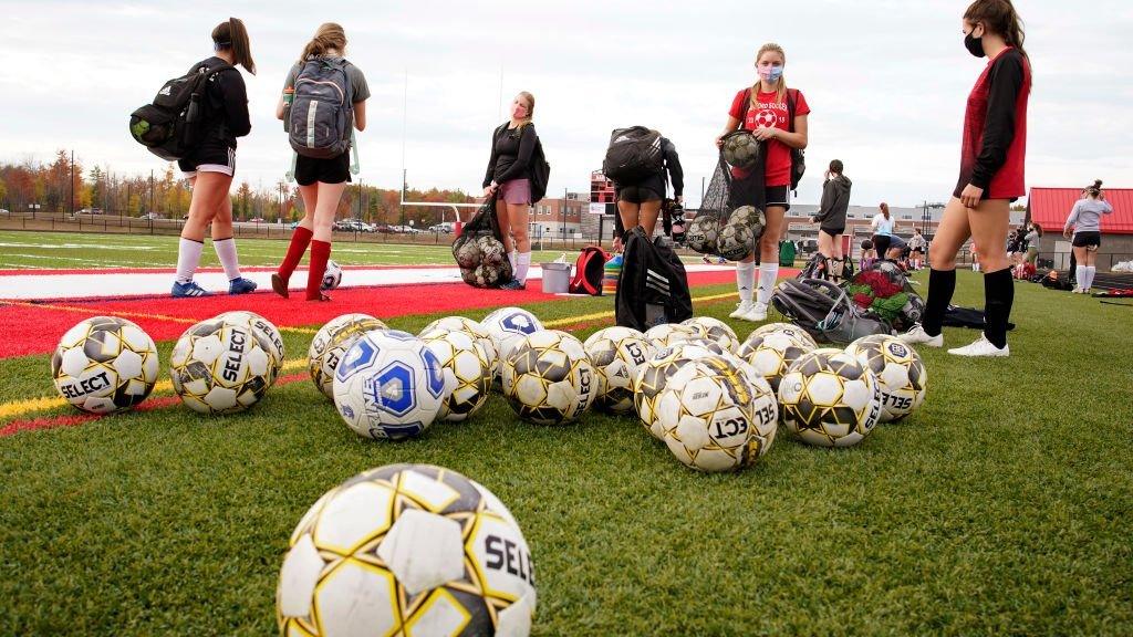 girls playing