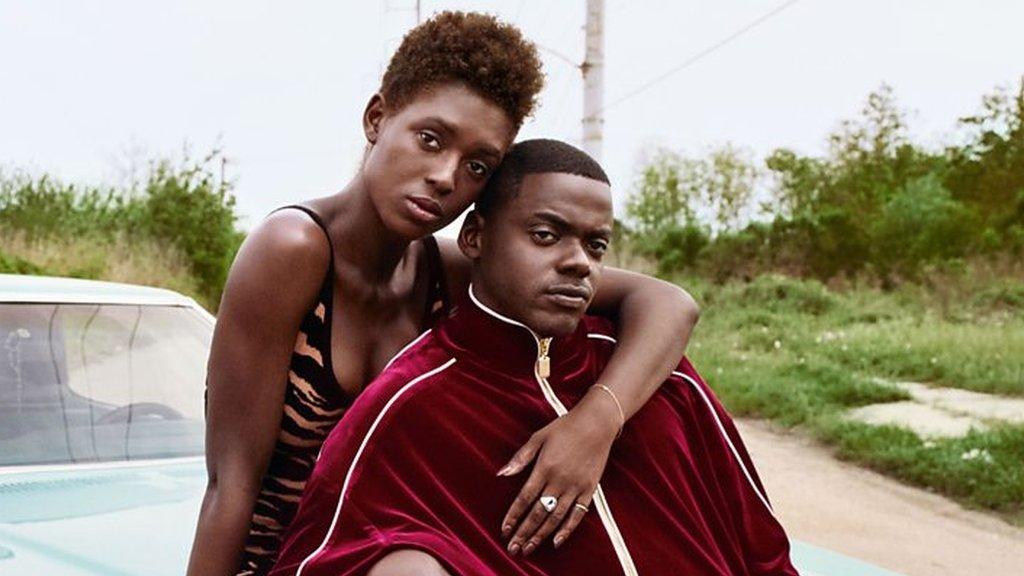 Jodie Turner-Smith and Daniel Kaluuya in Queen & Slim