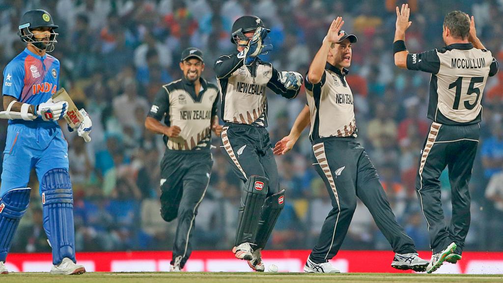 New Zealand players celebrate