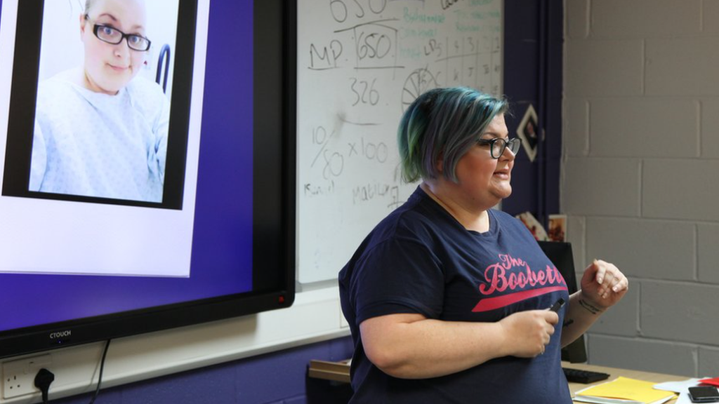 A Boobette Volunteer