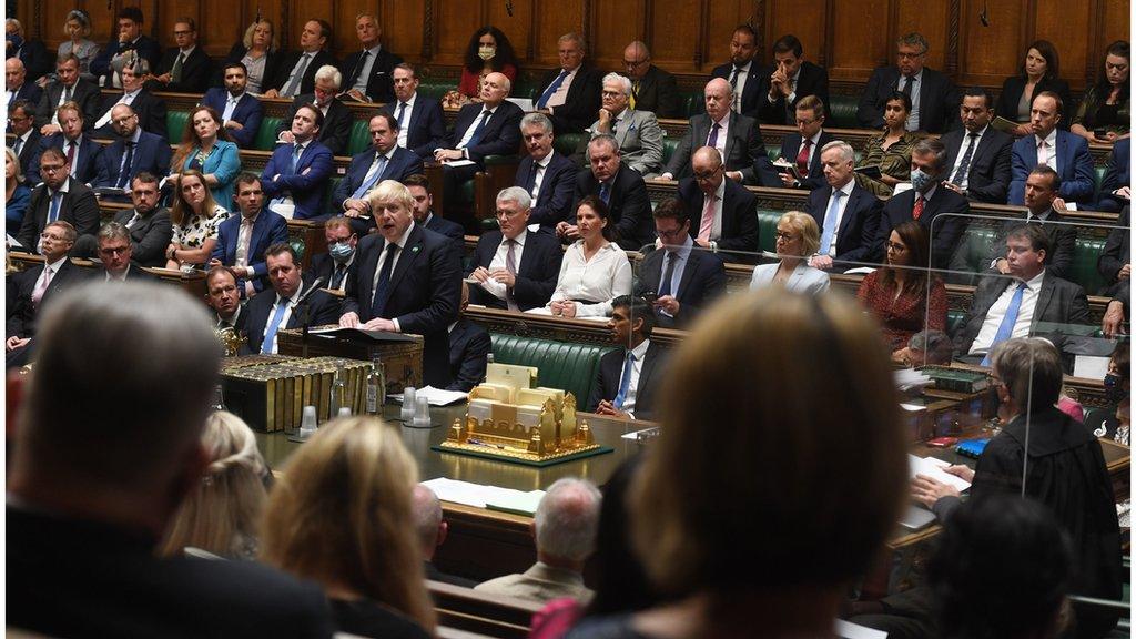 Boris Johnson at PMQs