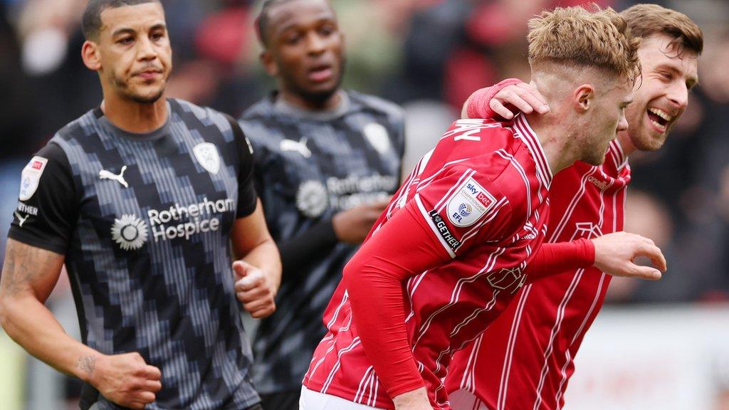 Tommy Conway's first-half penalty put Bristol City ahead