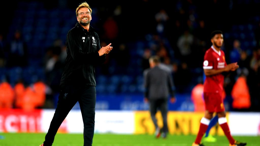 Jurgen Klopp celebrates