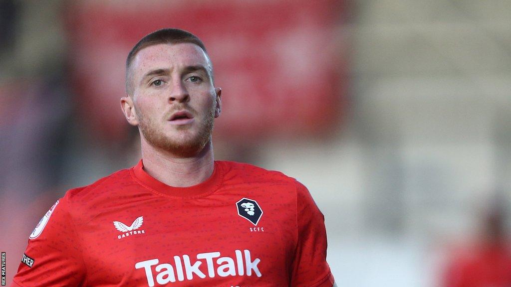 Ryan Watson scored seven goals during his 42 appearances for Salford City last season but played for the final time in 2022-23 in February due to injury