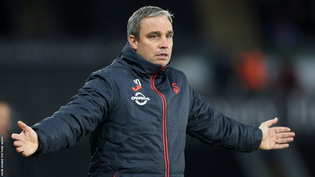Some sections of Swansea fans had been unhappy with Michael Duff's style of play as well as poor results