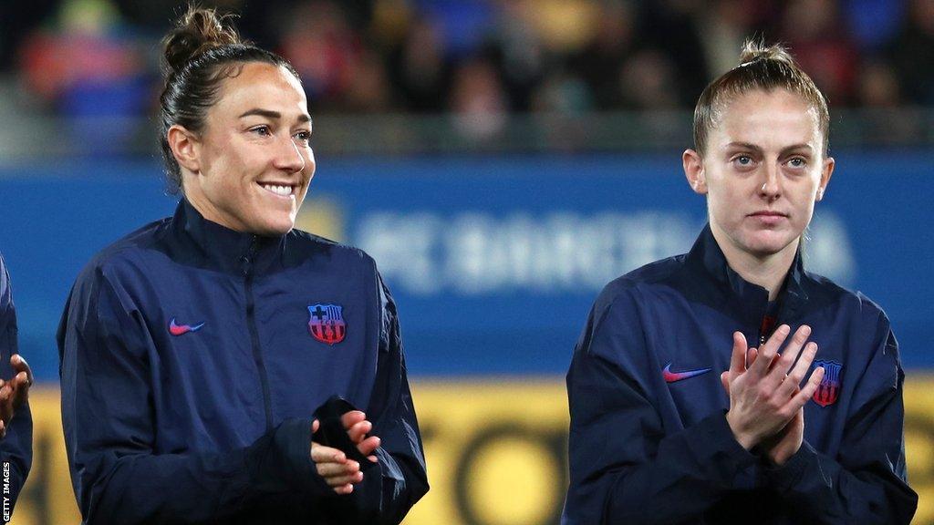 Lucy Bronze and Keira Walsh