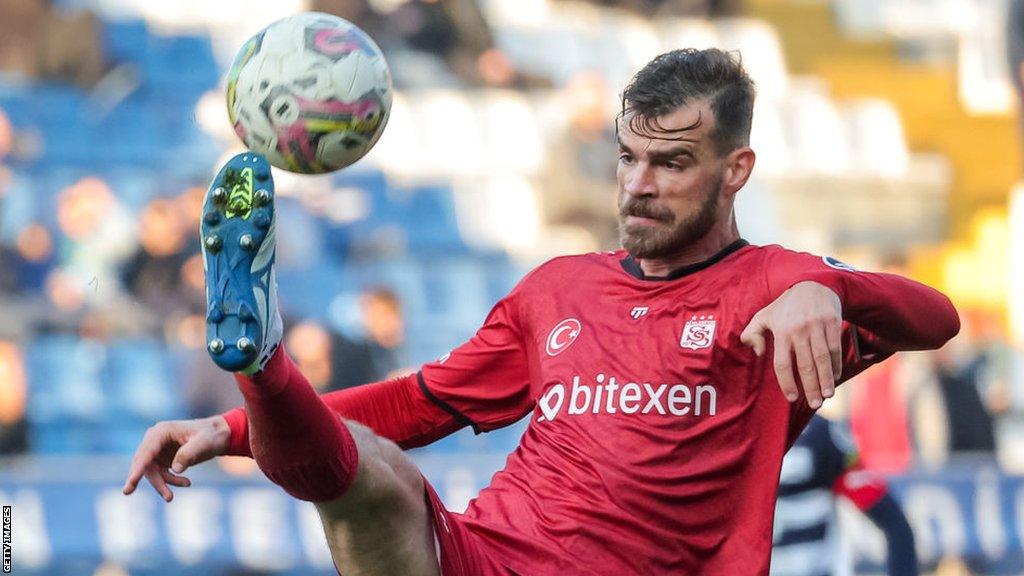 Dimitrios Goutas in action for Sivasspor