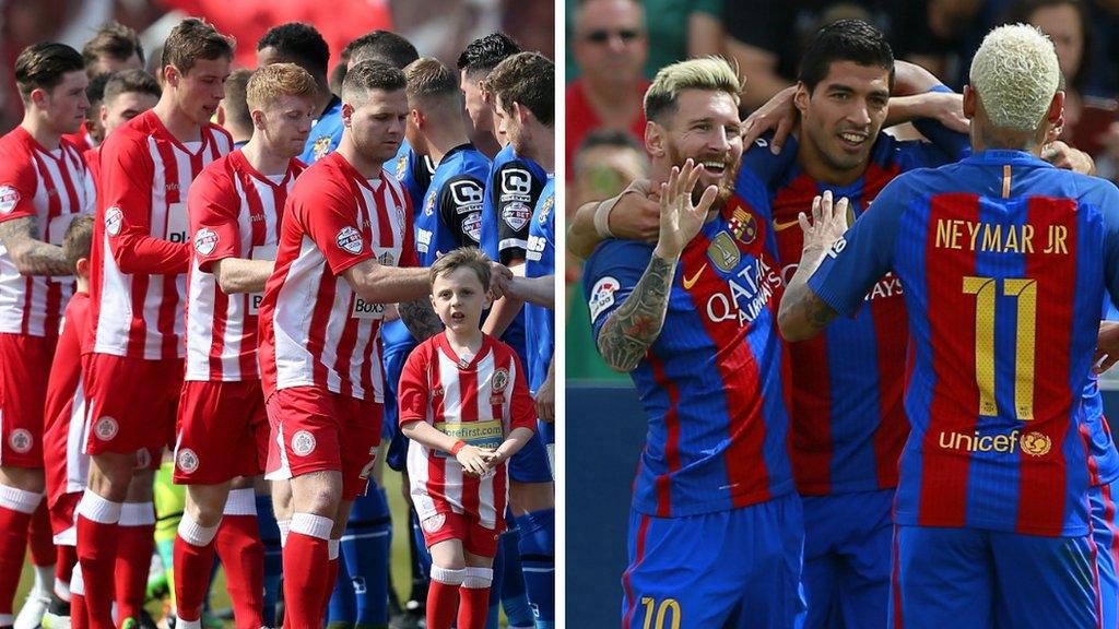 Accrington Stanley and Barcelona