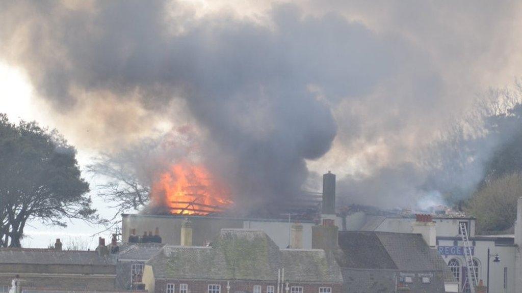 Lyme Regis cinema fire