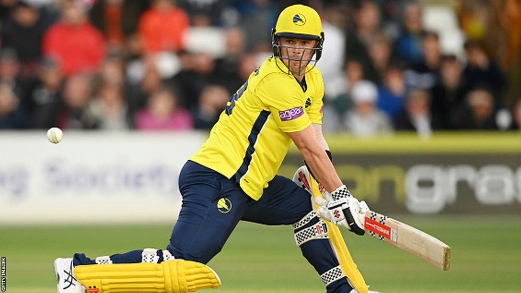 Hampshire's Ben McDermott