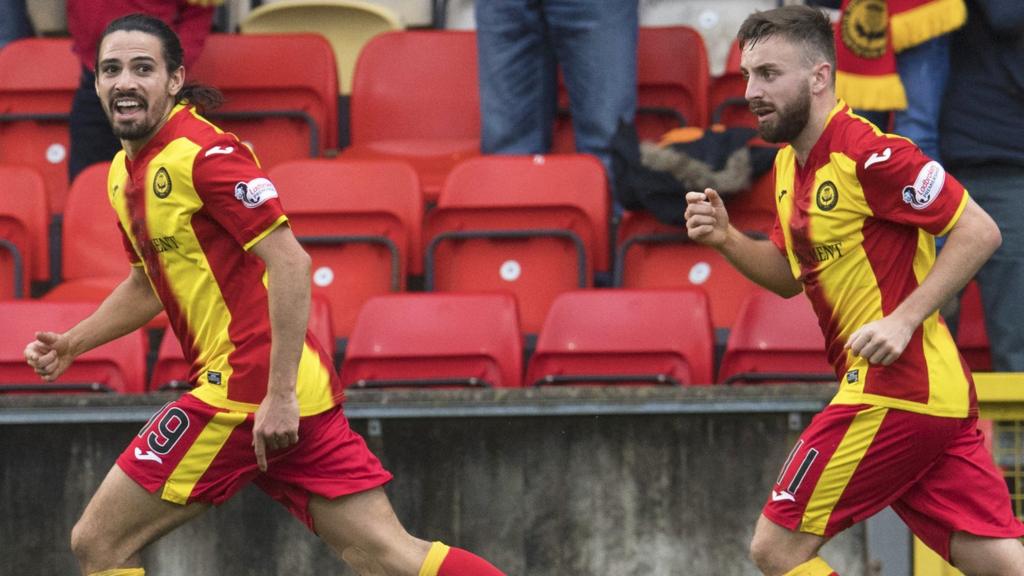 Partick Thistle celebrate