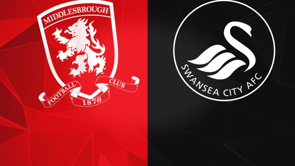 Middlesbrough v Swansea City