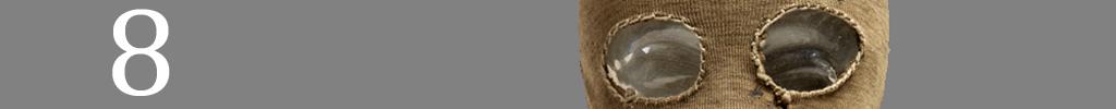 Mask from the murder case of PC George Gutteridge, 1927