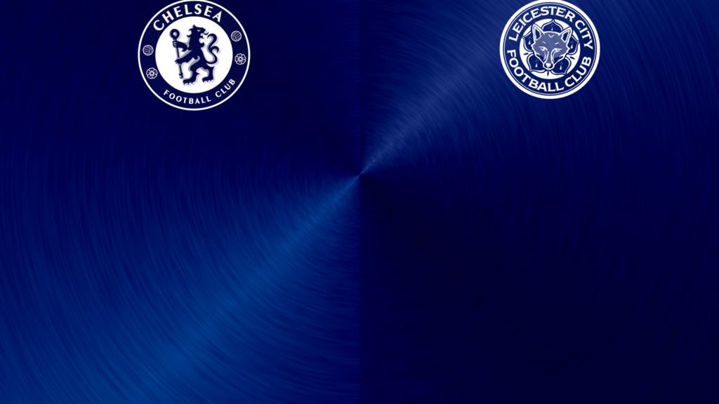 Chelsea v Leicester badges