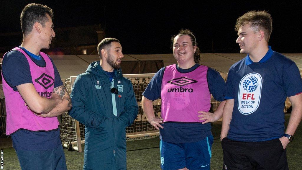 Ipswich midfielder Conor Chaplin