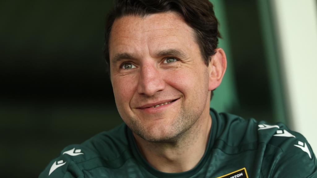 Phil Dowson - head and shoulders image. He is grinning.