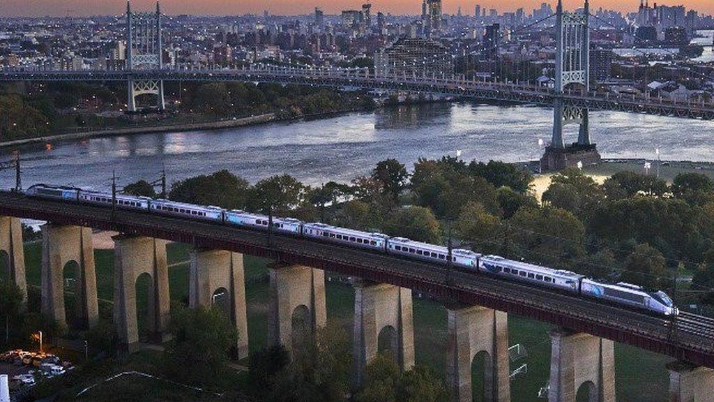 Amtrak train