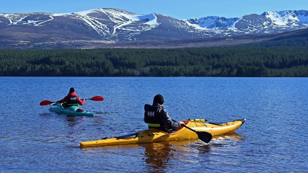 Kayakers in Aviemore