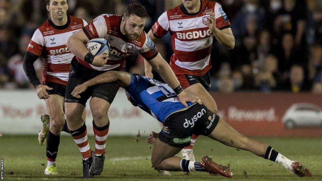 Gloucester flanker Ruan Ackermann has extended his contract with the club.